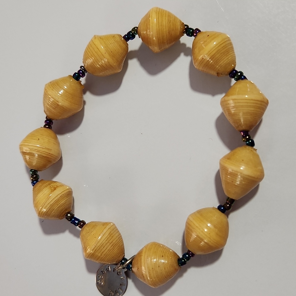 Bead For Life Uganda Handmade Paper Bead Bracelet